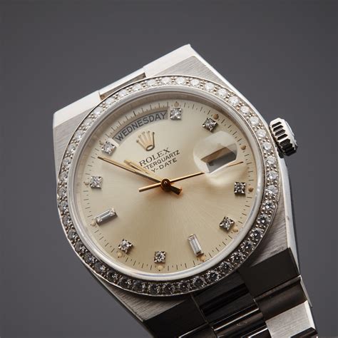 rolex quartz day date|Rolex quartz watches.